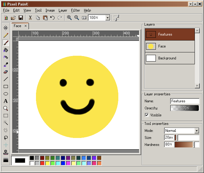 Pixel Paint Interface